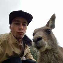 Kevin, from France, meeting the wildlife in Australia! Australia Internship, Civil Engineering Internship, Internship Sydney
